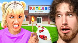 EVIL Babysitter DESTROYS Daycare...