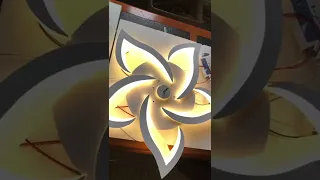 Wiring steps of petal ceiling fan lamp