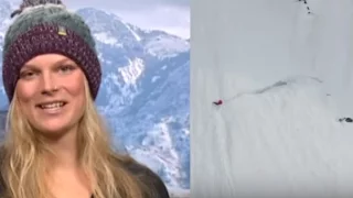 Skiier Falls 1,000 Feet Down Alaskan Mountain | EXCLUSIVE INTERVIEW with Angel Collinson