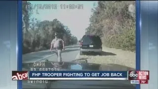 Fired for giving lawmakers a break, FHP trooper wants job back
