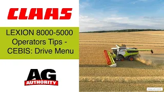 LEXION 8000-5000 Operators Tips - CEBIS: Drive Menu