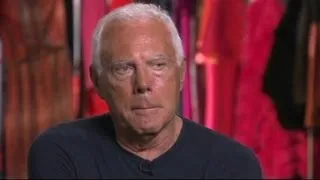 Giorgio Armani on how he tries to stay ahead of the curve