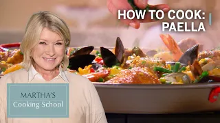 How to Make Martha Stewart's Paella | Martha's Cooking School | Martha Stewart