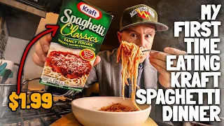 I've never eaten Kraft's $1.99 boxed Spaghetti Dinner.