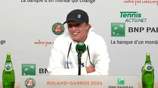 Tennis - Roland-Garros 2024 - Iga Swiatek : “I'm not trying to alienate the French public”