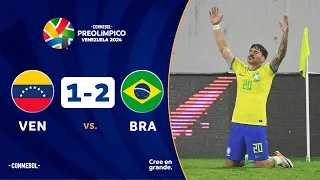 VENEZUELA vs. BRASIL [1-2] | RESUMEN | CONMEBOL PREOLÍMPICO | FASE FINAL