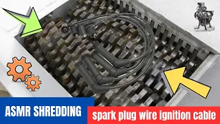 Spark plug wire ignition cable [Kia Morning] vs Fast shredder machine