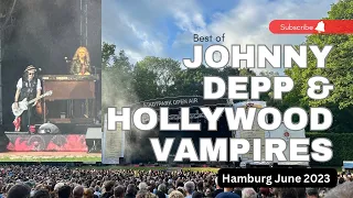 Johnny Depp & Hollywood Vampires - Hamburg 2023 - Best parts 🧛🎤