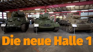 Hunderte Tonnen Stahl sind umgeparkt: Die neue Panzeraufstellung in Halle 1 des Panzermuseum!