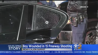 Boy In Moving Car Shot In 15 Freeway Gunfire
