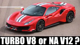 V8 or V12 ?! - Ferrari 488 Pista vs Ferrari 812 Superfast 0-300 km/h