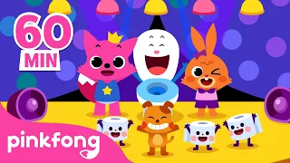 Aprende a Usar Banheiro com Pinkfong!  | +Compilação | Pinkfong Canções para crianças