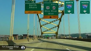Escaping Pittsburgh, PA - I-279 - Pennsylvania/Ohio Turnpike