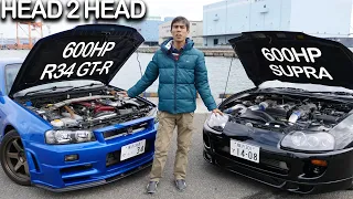 R34 GT-R vs. Supra | Similarities & Differences | RB26 vs. 2JZ | Which one for you? | JDM Masters