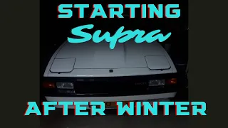 Celica Supra First start after winter brake