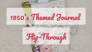 1950's Themed Journal Flip-Through