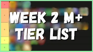 Week 2 Mythic+ Tierlist  for Dragonflight Season 4 (based on data) | Tanks, Healers, DPS