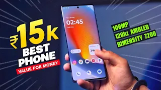 12+256GB | Top 5 Best Smartphone under 15000 in June 2024 | Curved display | best 5g mobile in 15k