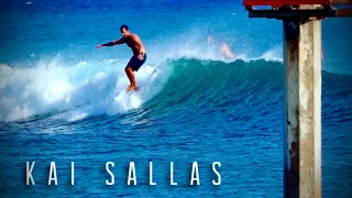 Kai Sallas Longboard Surfing at Ala Moana Bowls | South Shore Oahu