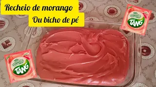 Recheio de morango com suco Tang estruturado para bolo/recheio de bicho de pé