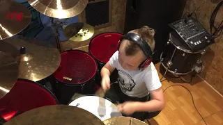 Metallica - Whiskey In The Jar - Drum Cover || Caleb H - Age 6!