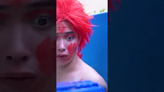 cold boy vs hot boy in pool #3 #funny #tiktok#nerfgun #shorts