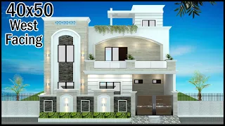 40by50 6BHK Modern House Design With Vastu, North Facing Home Plan, Gopal Architecture