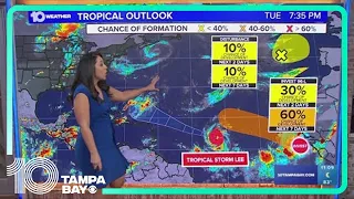 Tracking the Tropics: Tropical Storm Lee expected to rapidly intensify in the Atlantic