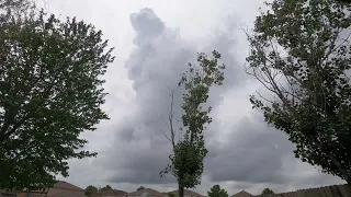 8/30/22 4K Stormy Sun Up to Sun Down Time Lapse Video - Houston, TX