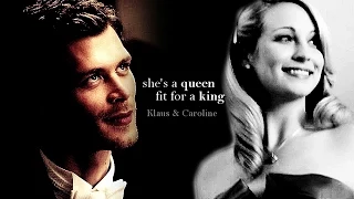 klaus&caroline | a queen fit for a king. {AU}