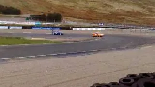 focus cosworth and lambo at knockhill