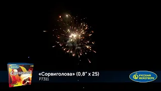 Батарея салютов "СОРВИГОЛОВА" ( 0,8"х25) P7311