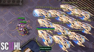 Harstem's Epic Mass Carrier Transition- Starcraft 2: Harstem vs. Cure