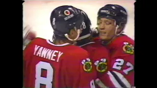 Chicago Blackhawks St. Louis Blues Oct. 6, 1990 Highlights