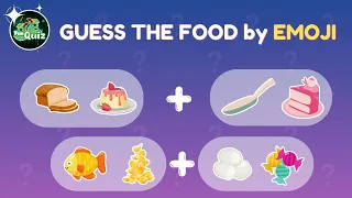 Guess the food by #emoji  | Emoji Quiz | BB Fun Quiz | Food edition