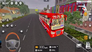 Eicher KSRTC Bus Driving - Bus Simulator Indonesia - SKS Super Fast Bus - Android Gameplay#indonesia