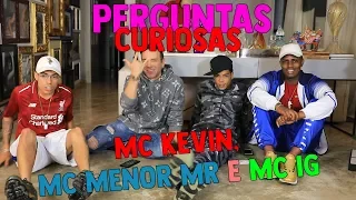 MC KEVIN, MC MENOR MR E MC IG TENTANDO FUGIR DAS PERGUNTAS | #HottelMazzafera