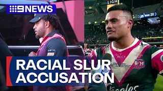 Roosters player accused of on-field racial slur towards Bronco | 9 News Australia