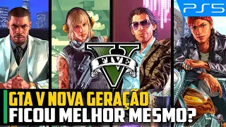 GTA V nova geração no PS5, FICOU MELHOR MESMO?