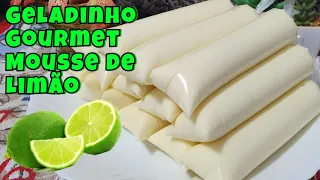 GELADINHO GOURMET MOUSSE DE LIMÃO   RENDA EXTRA