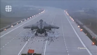 NATO exercise on a German highway in 1988