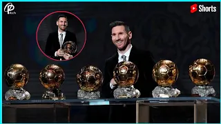 Leo Messi won his 7th Ballon d'or!!😱| IT'S OFFICIAL!! | #shorts