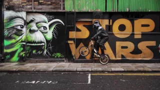 Darth Vader Trials Biking