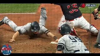 Errors lead to 9th inning runs for the Yankees - Game 5 ALDS 2017 - Indians vs Yankees