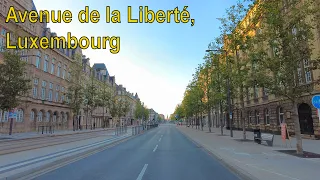 Avenue de la Liberté, Luxembourg-City, September 2023 [4K]