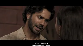 Kalank | Roop confesses her feelings to Zafar | Varun Dhawan | Alia Bhatt | English Translation