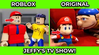 SML Movie vs SML ROBLOX: Jeffy's TV Show ! Side by Side