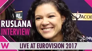 Ruslana (Ukraine 2004) interview @ Eurovision 2017 | wiwibloggs