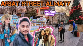 Arbat Street Almaty | There is No Fun in day time | Kazakhstan 4K video