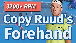 Learn from Casper Ruud's Massive Forehand — Quality Fundamentals | Before & After Tennis